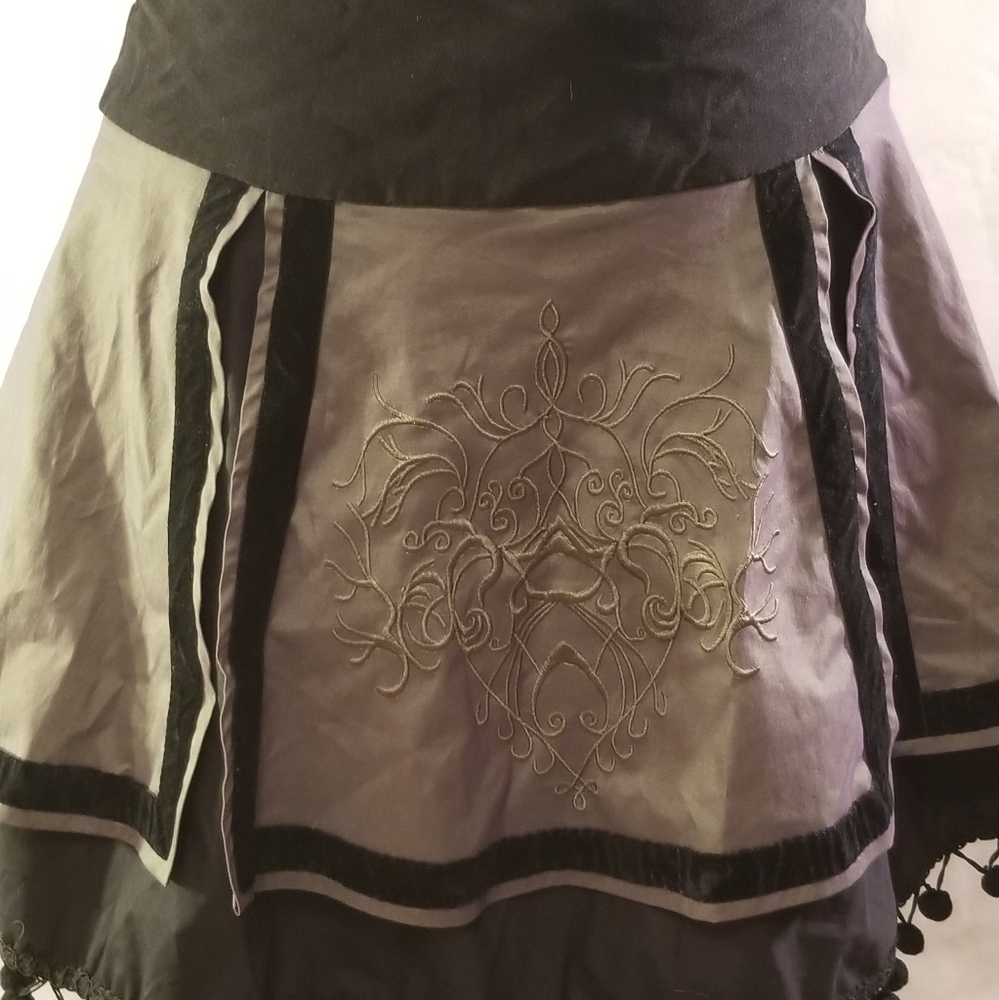 Belly Dancing embroidered skirt